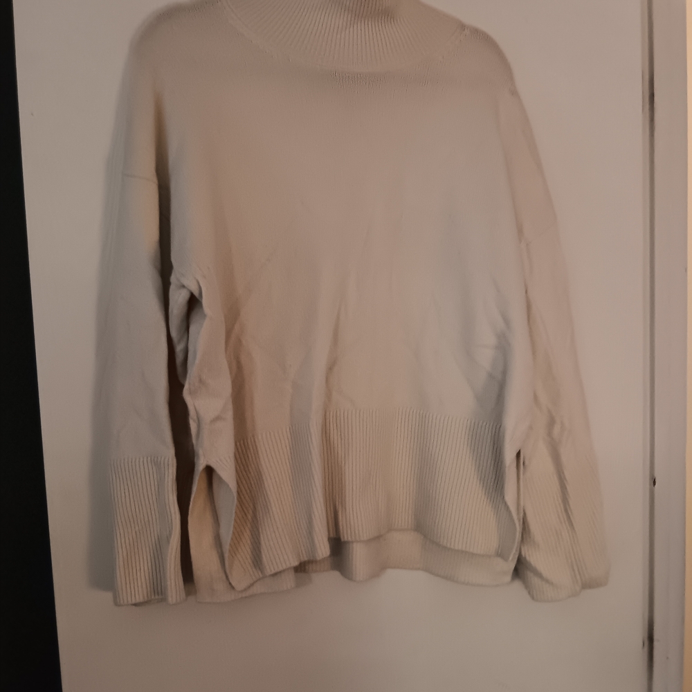 Banana Republic Cream Turtleneck Sweater